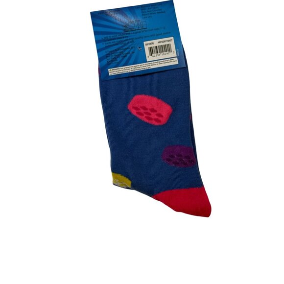 Razzles Candy Logo Crew Socks Men’s 10-13 Women’s 6-12 Fun Novelty Gift NWT - Picture 2 of 2